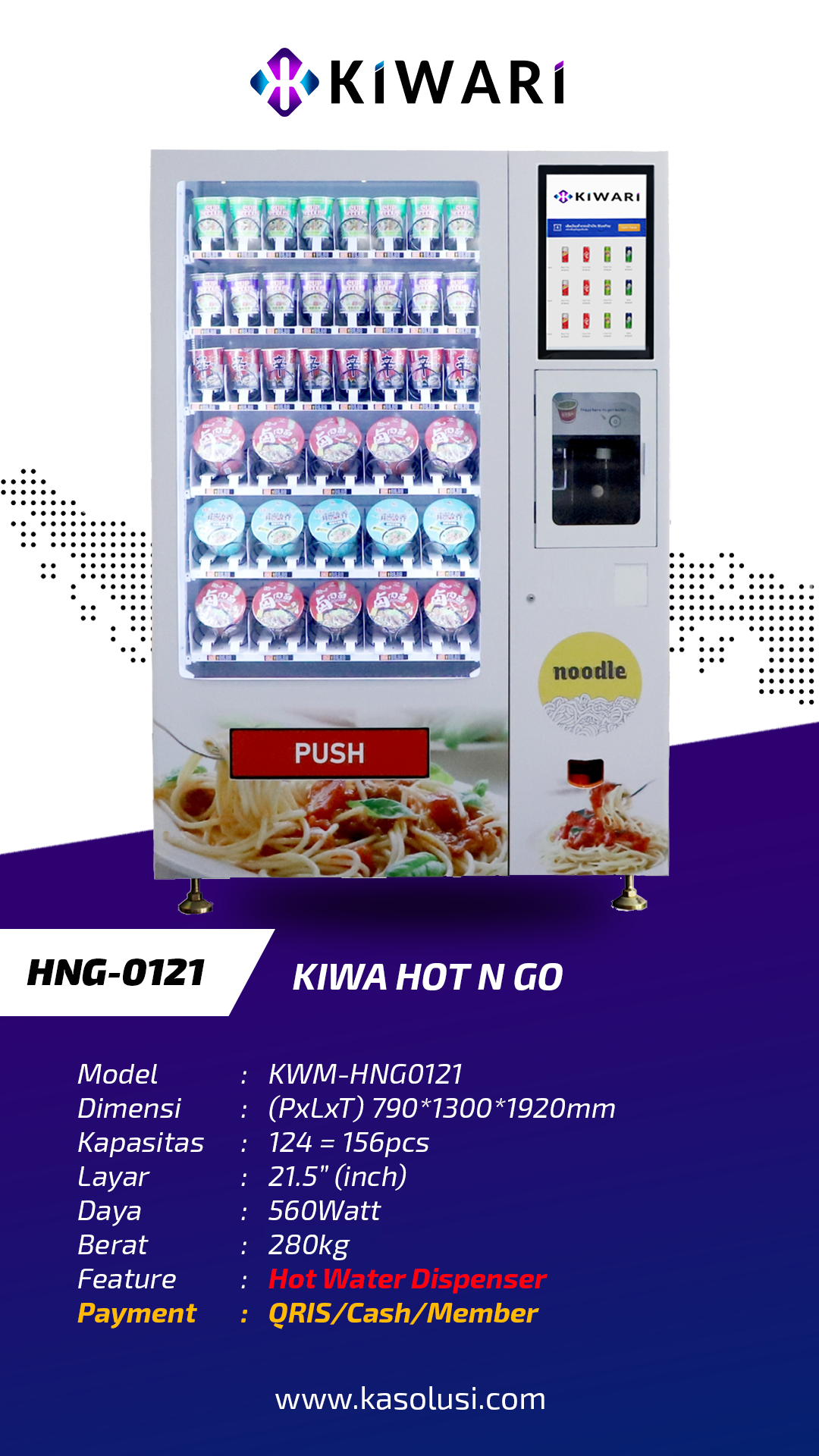 Kiwa Hot n Go KVM-HNG0121